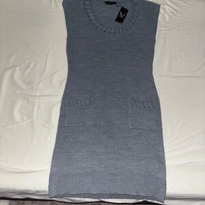 Vertigo Paris Gray Knit Dress